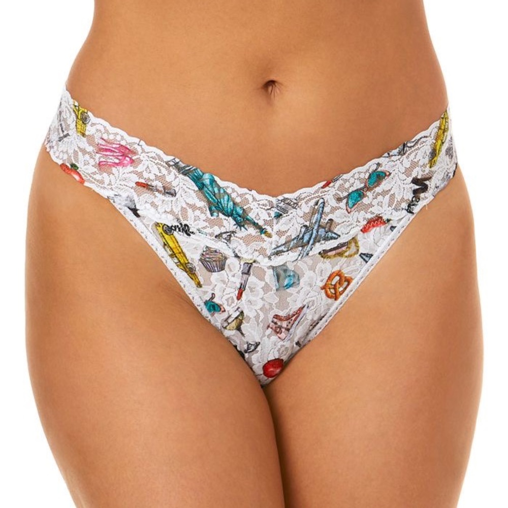 Hanky Panky Original Rise Thong. Lindsi Lane Collaboration. I ❤️ NYC print